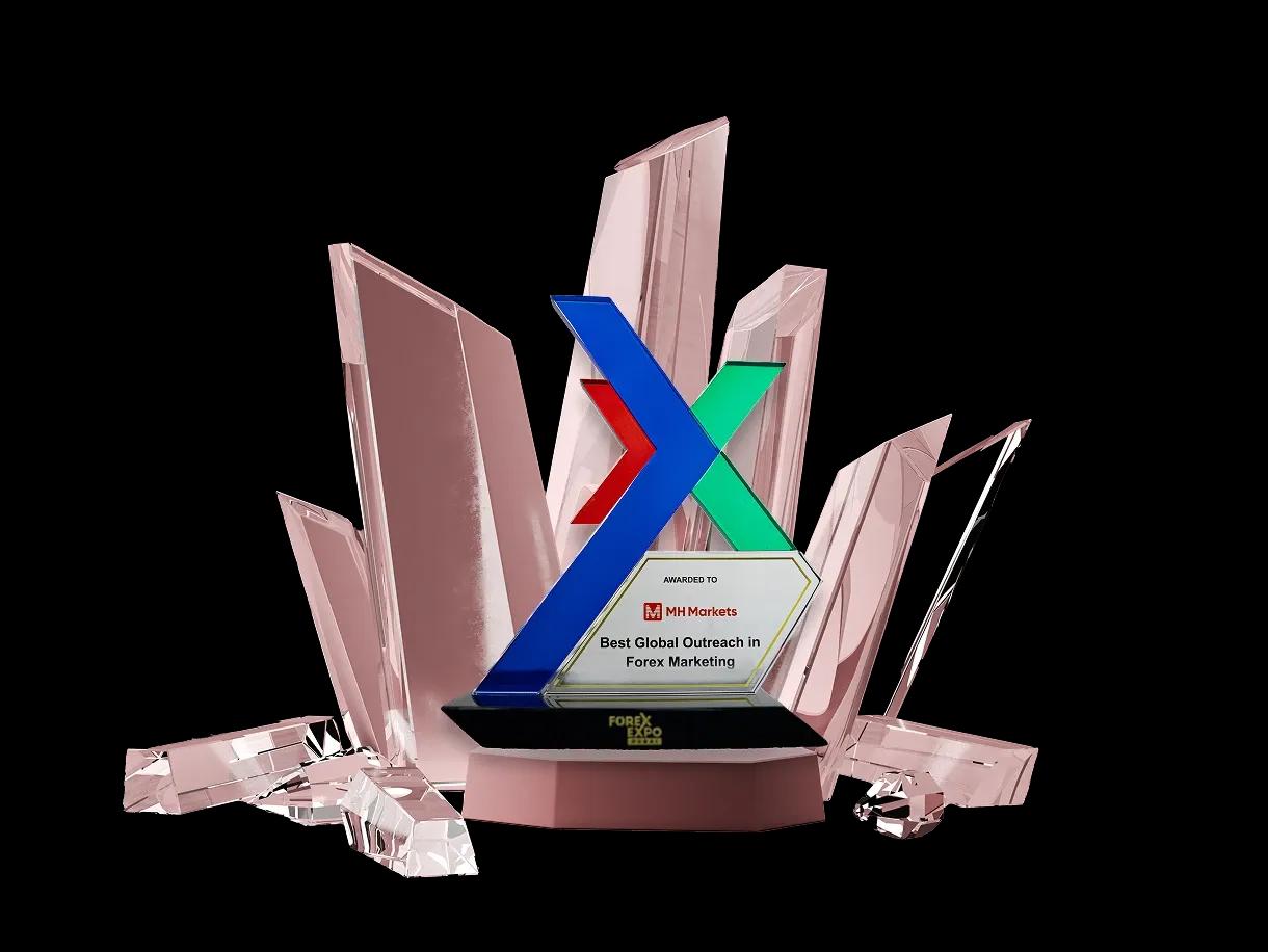 Best Global Outreach in Forex Marketing award given by Forex Expo Dubai 2025